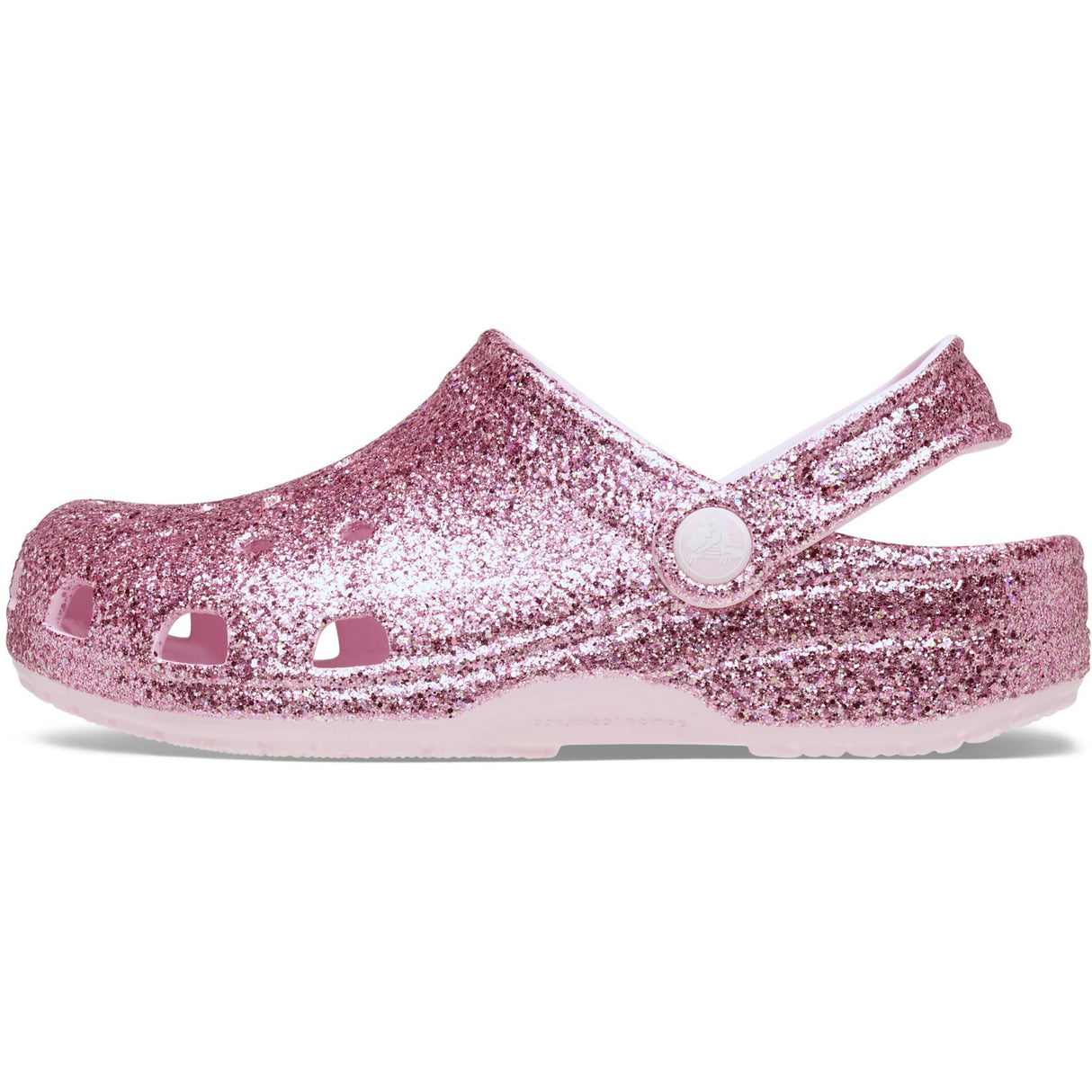 Crocs Pink Milk Classic Chunky Glitter Clog K PkM