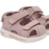 En Fant Sepia Rose Sandal Kardborreband Light Closed Toe