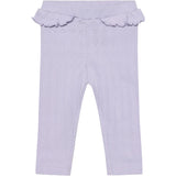 En Fant Purple Heather Leggings Pointelle