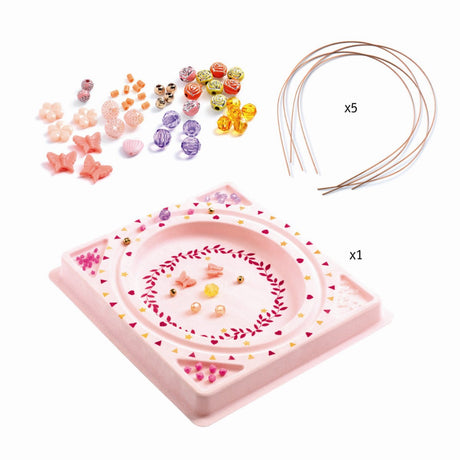 Djeco Creative Pearls - Vackra pannband