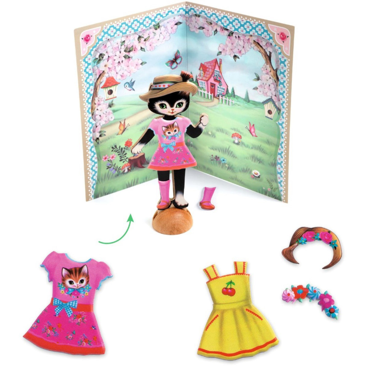 Djeco Creative Collage, Den lilla garderoben