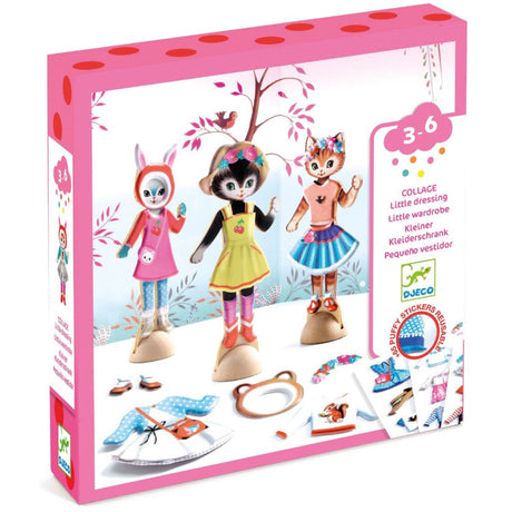 Djeco Creative Collage, Den lilla garderoben