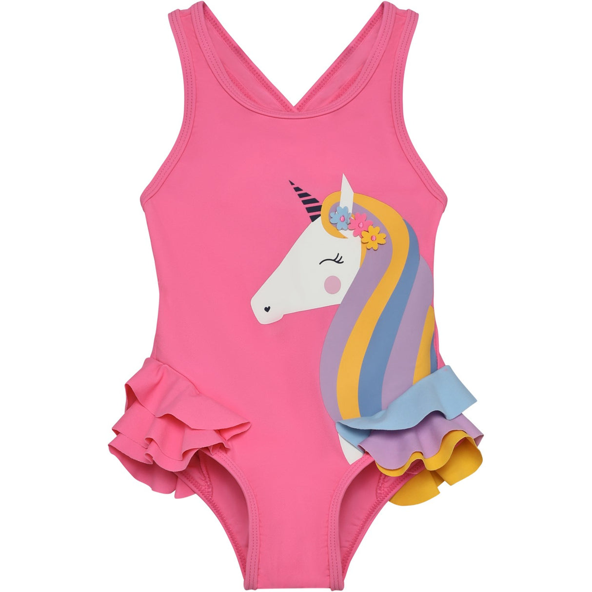 Color Kids Pink Lemonade Baddräkt M/ Application