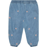 Minymo Faded Denim Byxor Emb. Chambray M/ Lining