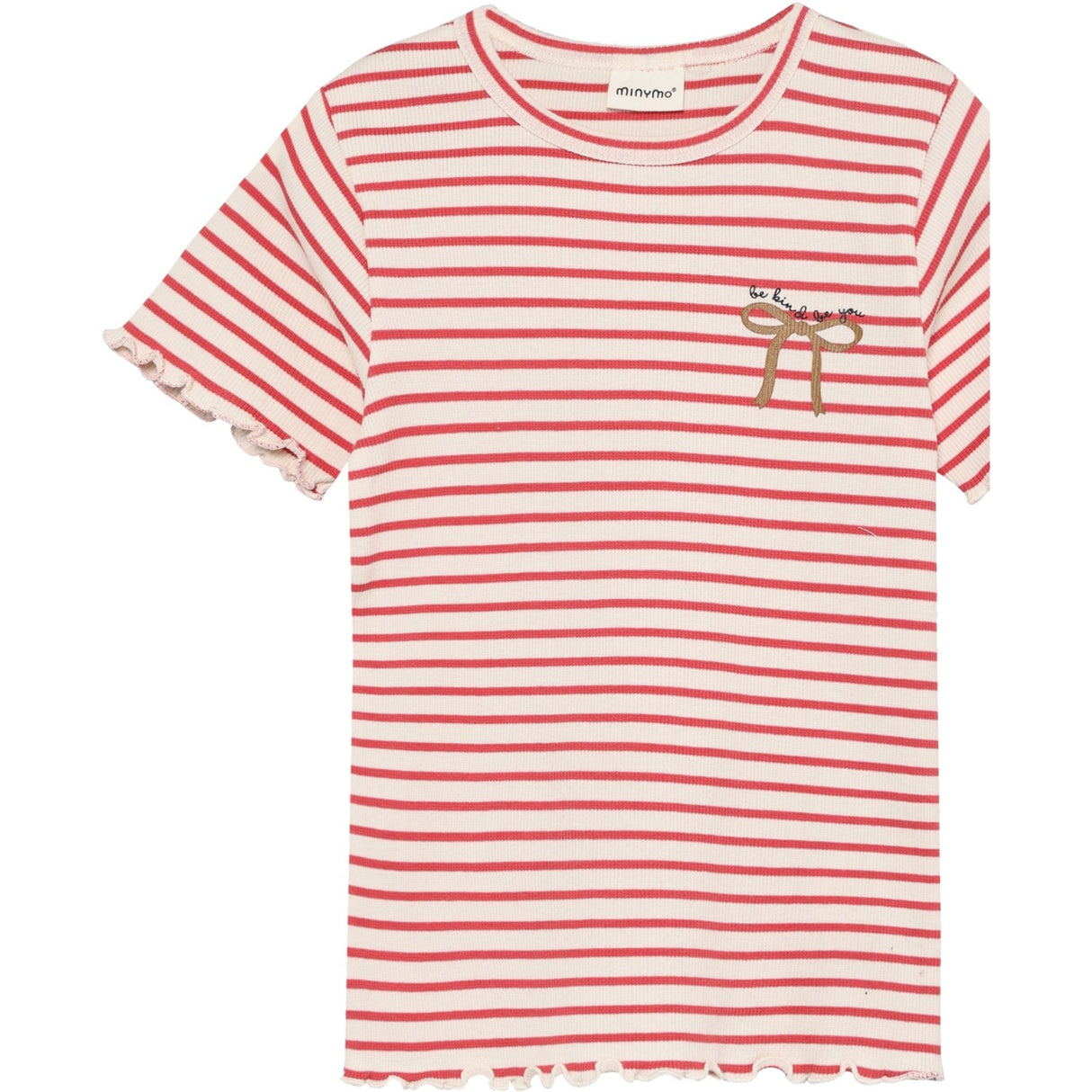 Minymo Spiced Coral T-Shirt Ss Rib