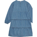 Minymo Faded Denim Klänning Ls Chambray