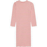 Minymo Spiced Coral Klänning Ls Rib
