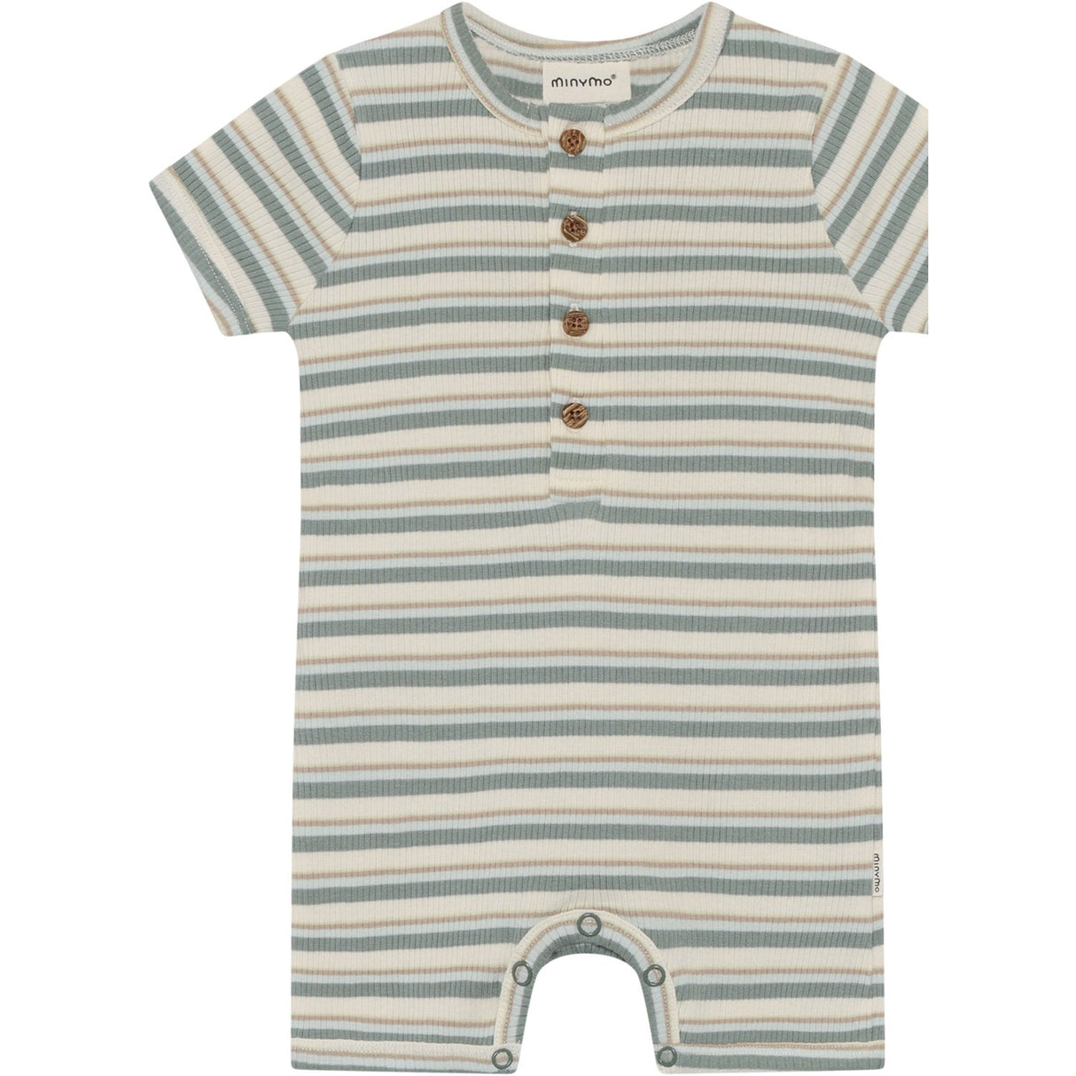 Minymo Lily Pad Dräkt Ss Y/D Rib