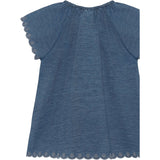 Minymo Faded Denim Blus Ss Chambrey