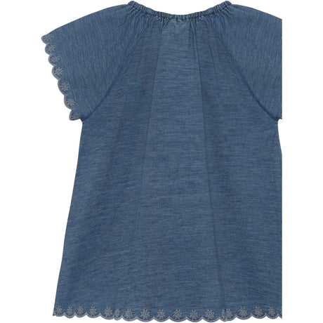 Minymo Faded Denim Blus Ss Chambrey