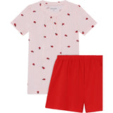 Minymo Peach Blush T-Shirt+Short Sett Aop