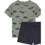Minymo Lily Pad T-Shirt+Short Sett Aop
