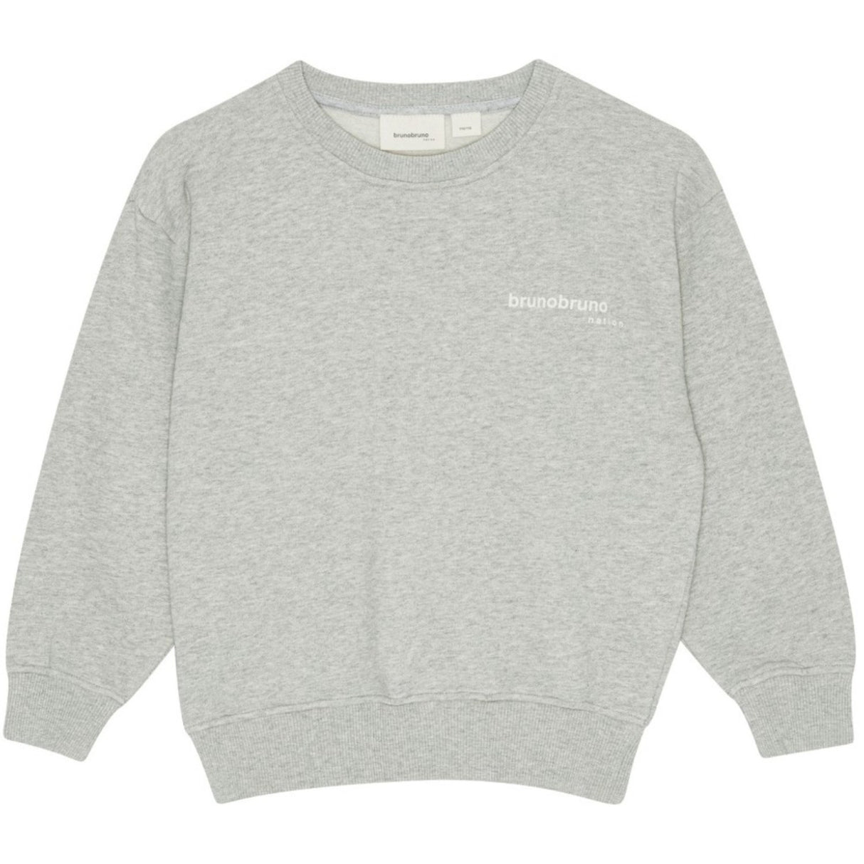 brunobruno nation Light Grey Melange Norah Sweatshirt NB