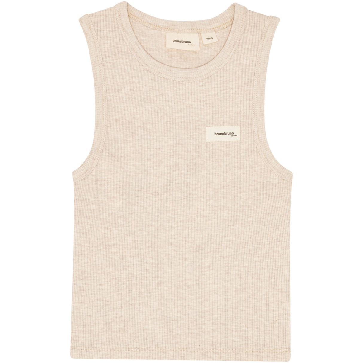 brunobruno nation Antique White Melange Elliot Tank Topp