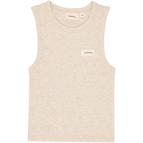 brunobruno nation Antique White Melange Elliot Tank Topp