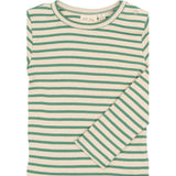 Petit Piao Frosty Spruce Striped PPSky L_S Tee