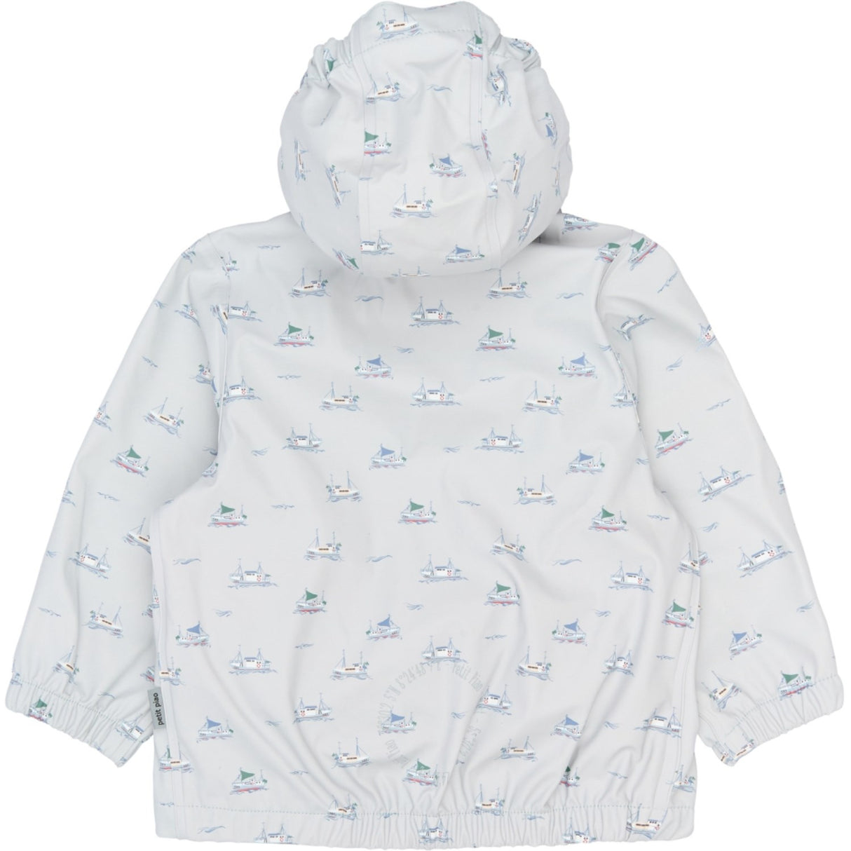 Petit Piao Pearl Blue Boat AOP PPDai Regnkläder Sett W. Susp.