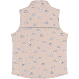 Petit Piao Oxford Tan Boat AOP PPEver Thermo Waistcoat
