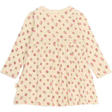 Petit Piao Fog Strawberry AOP PPDea L_S Body Klänning Fold NB