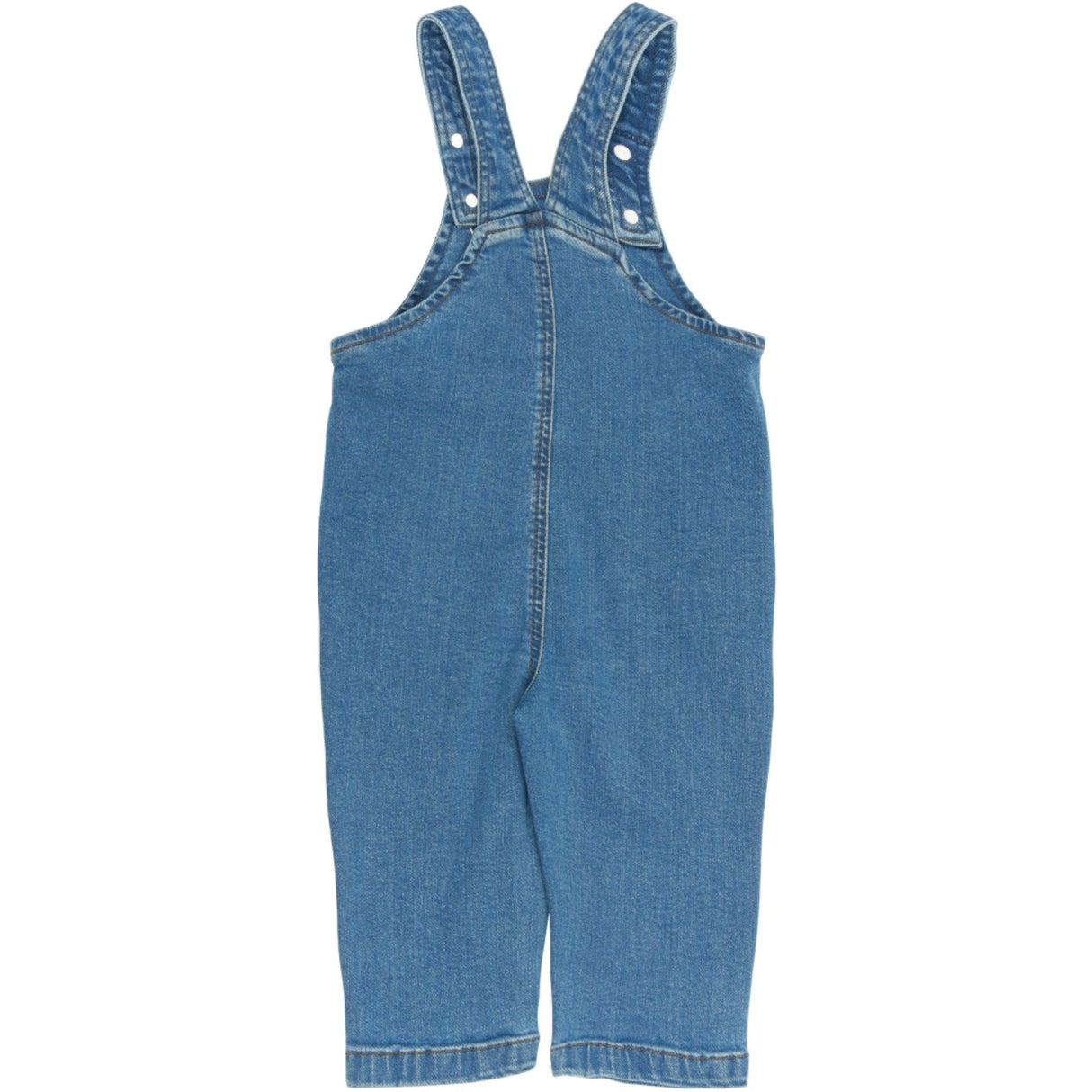 Petit Piao Light Blue Denim PPElm Denim Overalls
