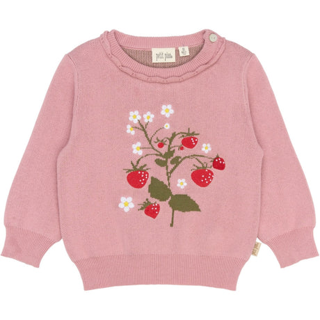 Petit Piao Dusty Rose PPEllen Stickad Pullover