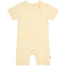 Petit Piao Dusky Citron Striped Ppsun S_S Byxdress