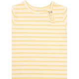 Petit Piao Dusky Citron Striped Ppsun S_S Byxdress