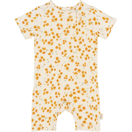 Petit Piao Eggnog Buttercup Aop Ppsun S_S Byxdress