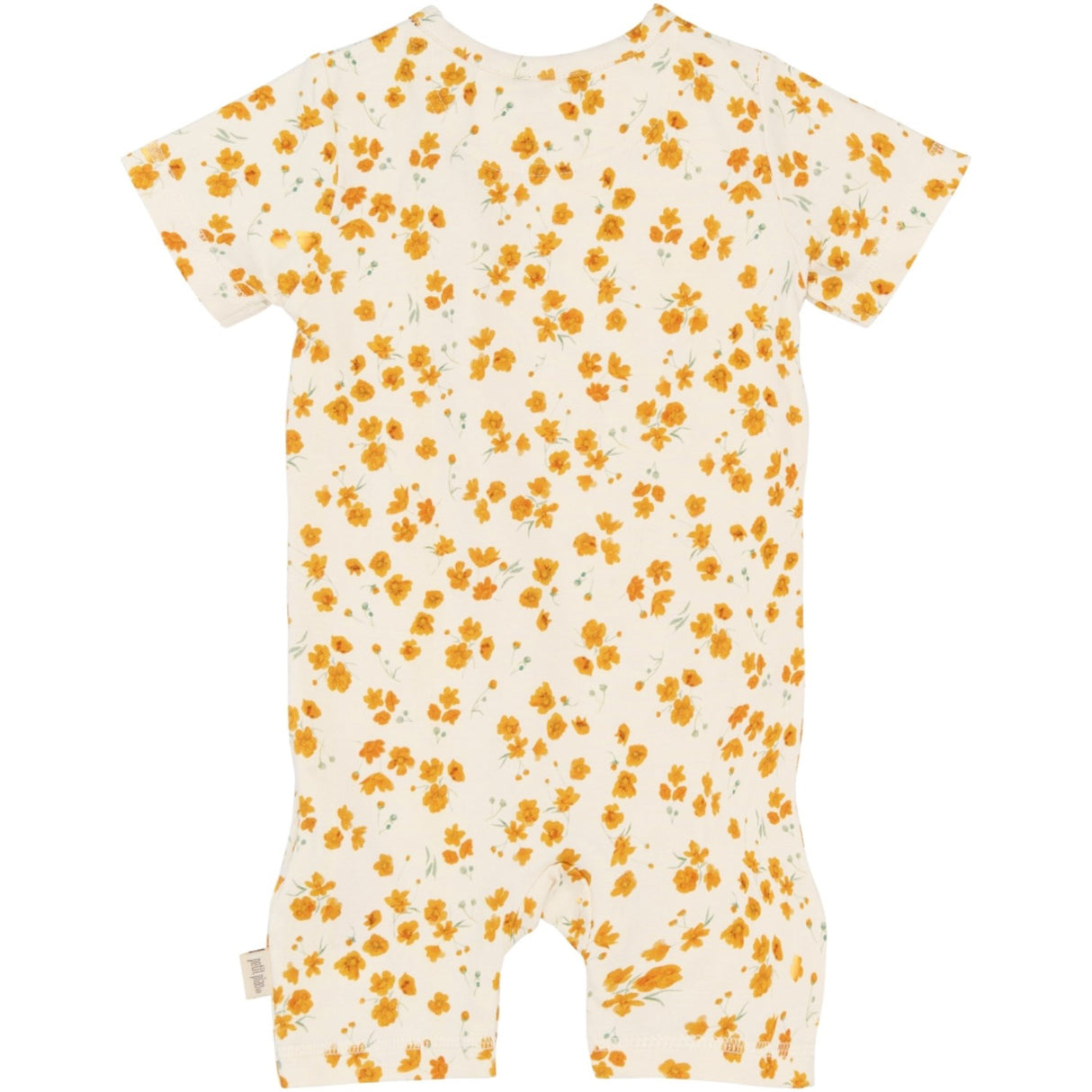 Petit Piao Eggnog Buttercup Aop Ppsun S_S Byxdress