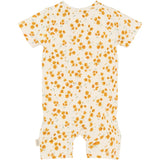 Petit Piao Eggnog Buttercup Aop Ppsun S_S Byxdress
