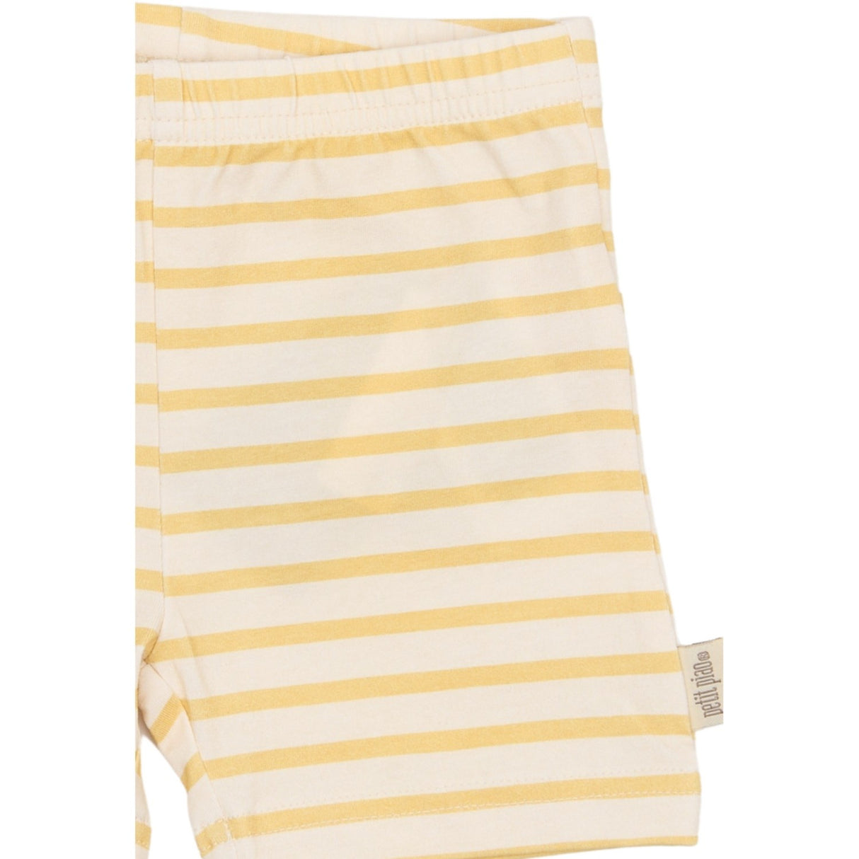 Petit Piao Dusky Citron Striped Ppsun Bike Shorts
