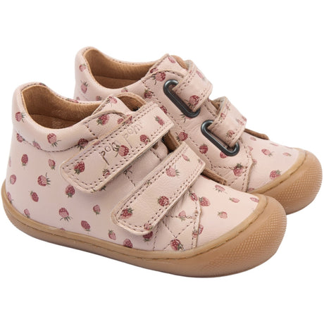 Pom Pom Dusty Rose Strawberry AOP Pax Baby Skor