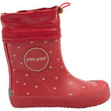 Pom Pom Samba Heart AOP Bell Barefoot Rubber Stövlar