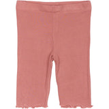 The New Old Rose Lotus Tight Rib Shorts