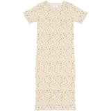 The New Gardenia Aop Tnsummer S_S Long Rib Klänning