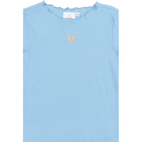 The New Forever Blue Tnrya L_S Rib Tee