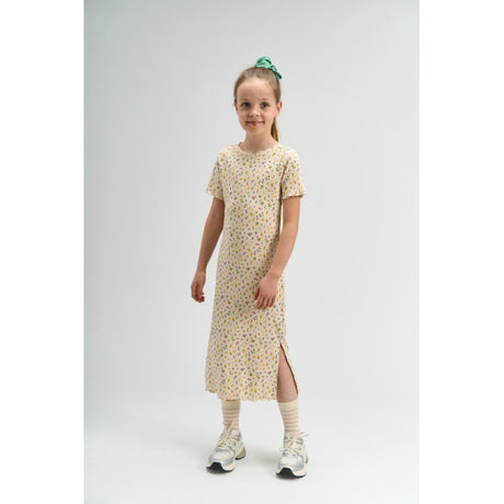 The New Gardenia Aop Tnsummer S_S Long Rib Klänning