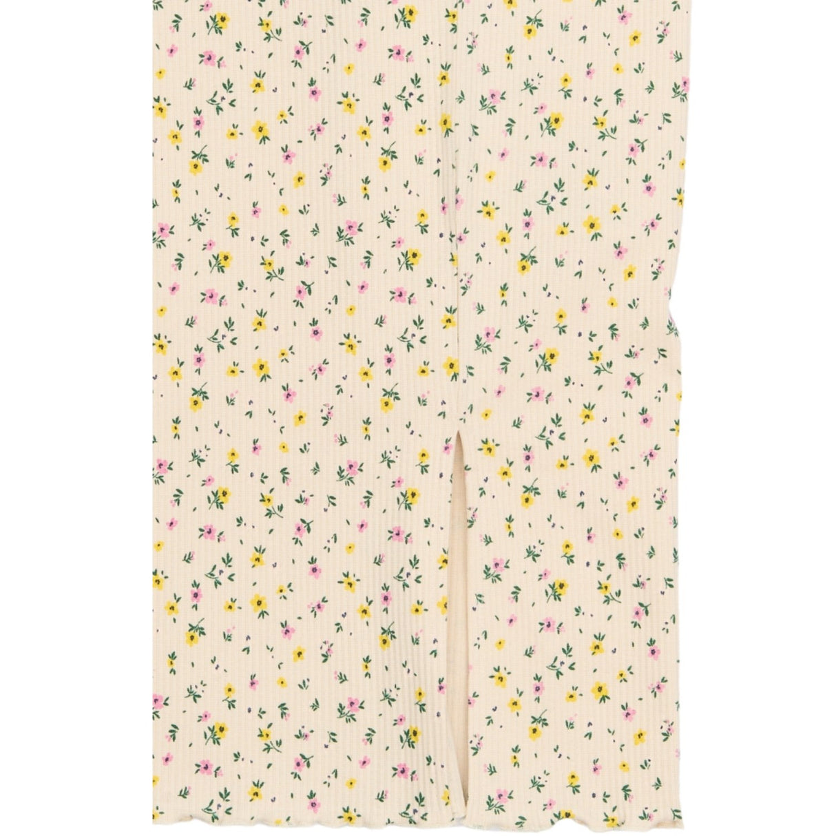 The New Gardenia Aop Tnsummer Long Rib Kjol