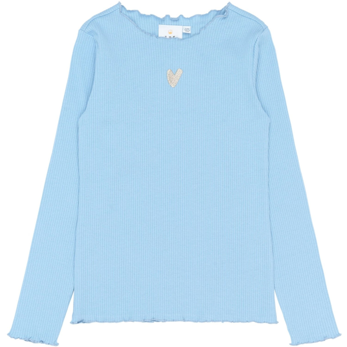 The New Forever Blue Tnrya L_S Rib Tee