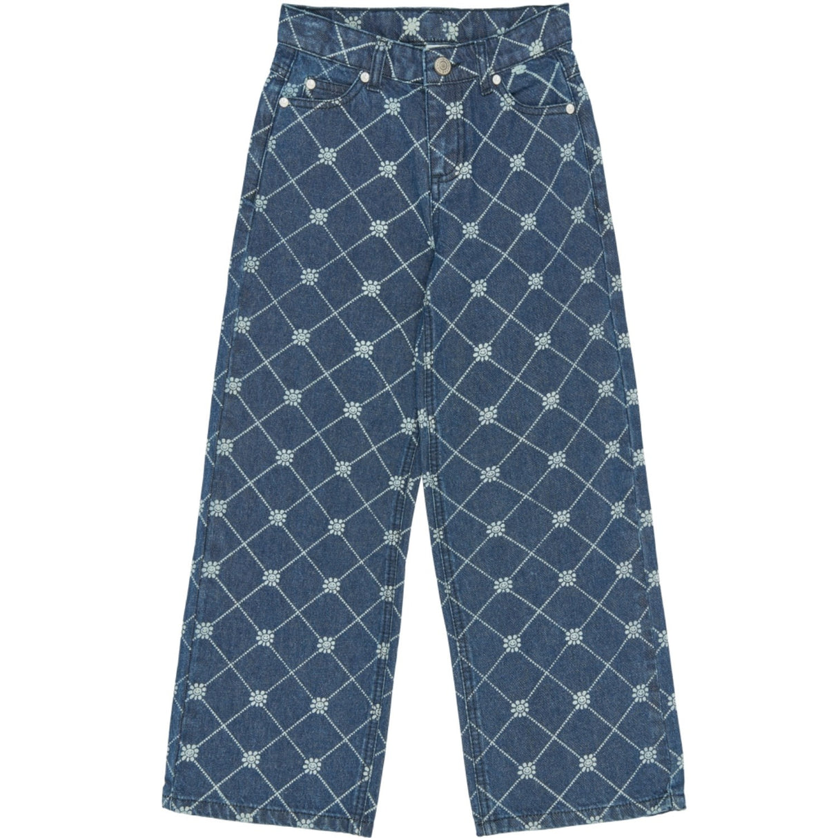 The New Medium Blue Denim Tnstine Wide Fit Jeans