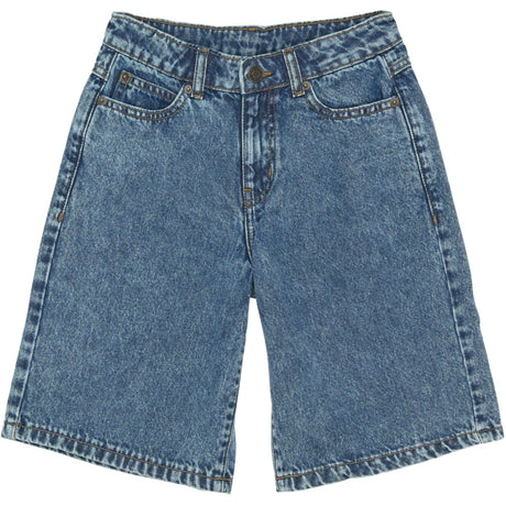 The New Light Blue Denim Tnsvende Long Baggy Fit Denim Shorts