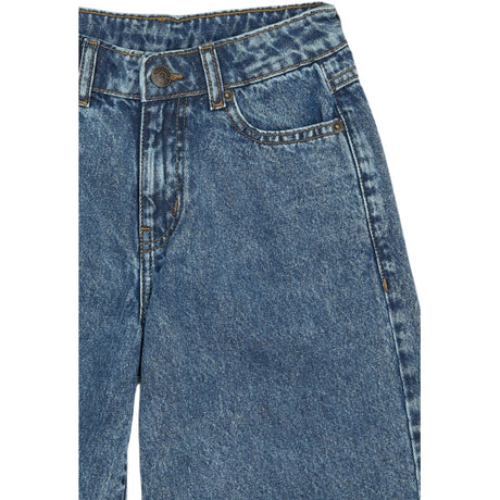 The New Light Blue Denim Tnsvende Long Baggy Fit Denim Shorts