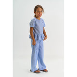 The New Forever Blue Striped Tntheresa Wide Byxor