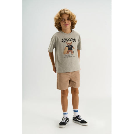 The New Light Grey Melange Tnteddy Os S_S Tee