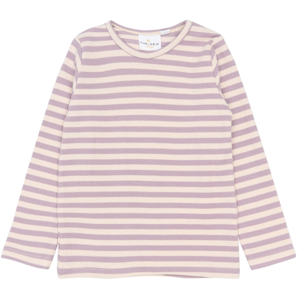 THE NEW Siblings Sea Fog Striped Tnstfro L_S Rib Tee