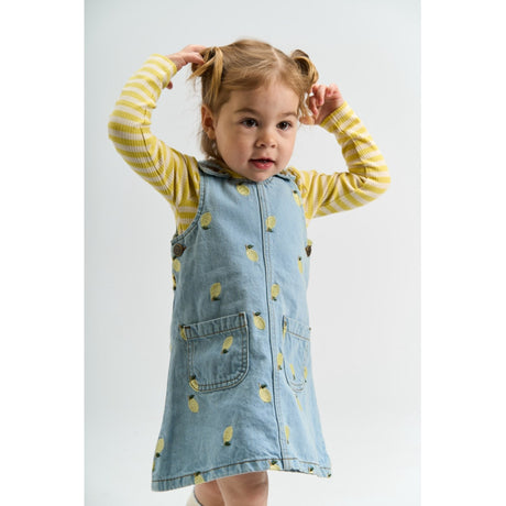 THE NEW Siblings Dusky Citron Striped Tnstfro L_S Rib Tee