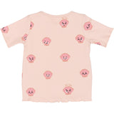 THE NEW Siblings Peach Whip Aop Tnsttinker S_S Rib Tee