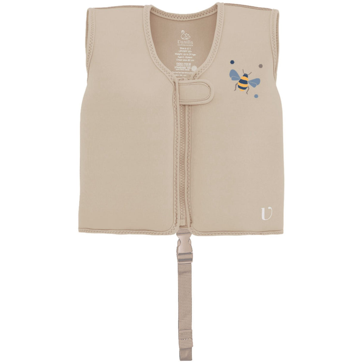 Vanilla COPENHAGEN Beige Honeybee Swim Väst Neoprene