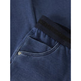 Name It Denim Blue Dark Sapphire Lurex Nmfsalli Slim Swe Jeans 1190-Bo Noos