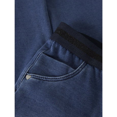 Name It Denim Blue Dark Sapphire Lurex Nmfsalli Slim Swe Jeans 1190-Bo Noos